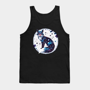 Celestial Vulpine: Starry Fox Tank Top